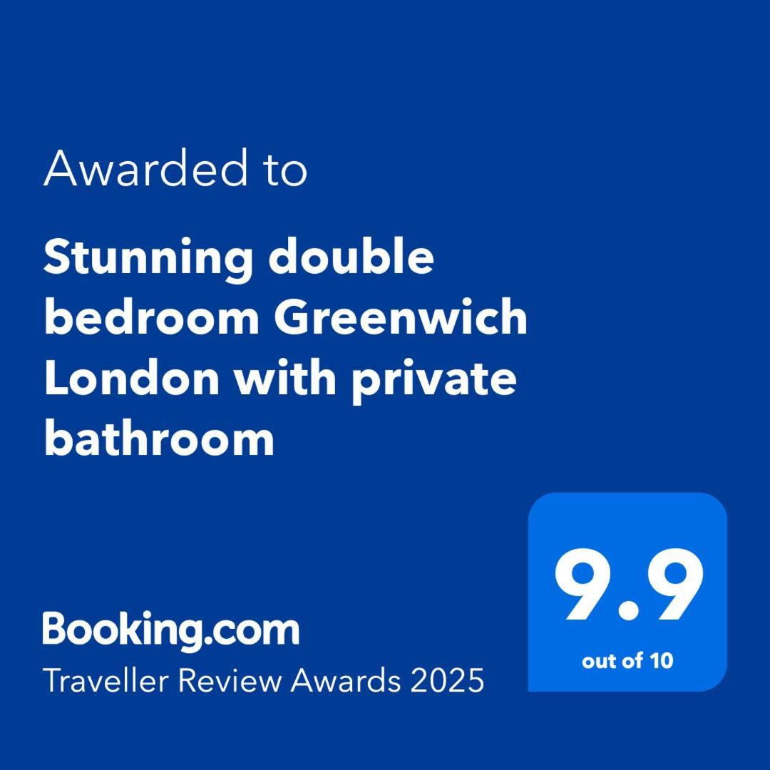 Stunning Double Bedroom Greenwich London With Private Bathroom Exteriör bild